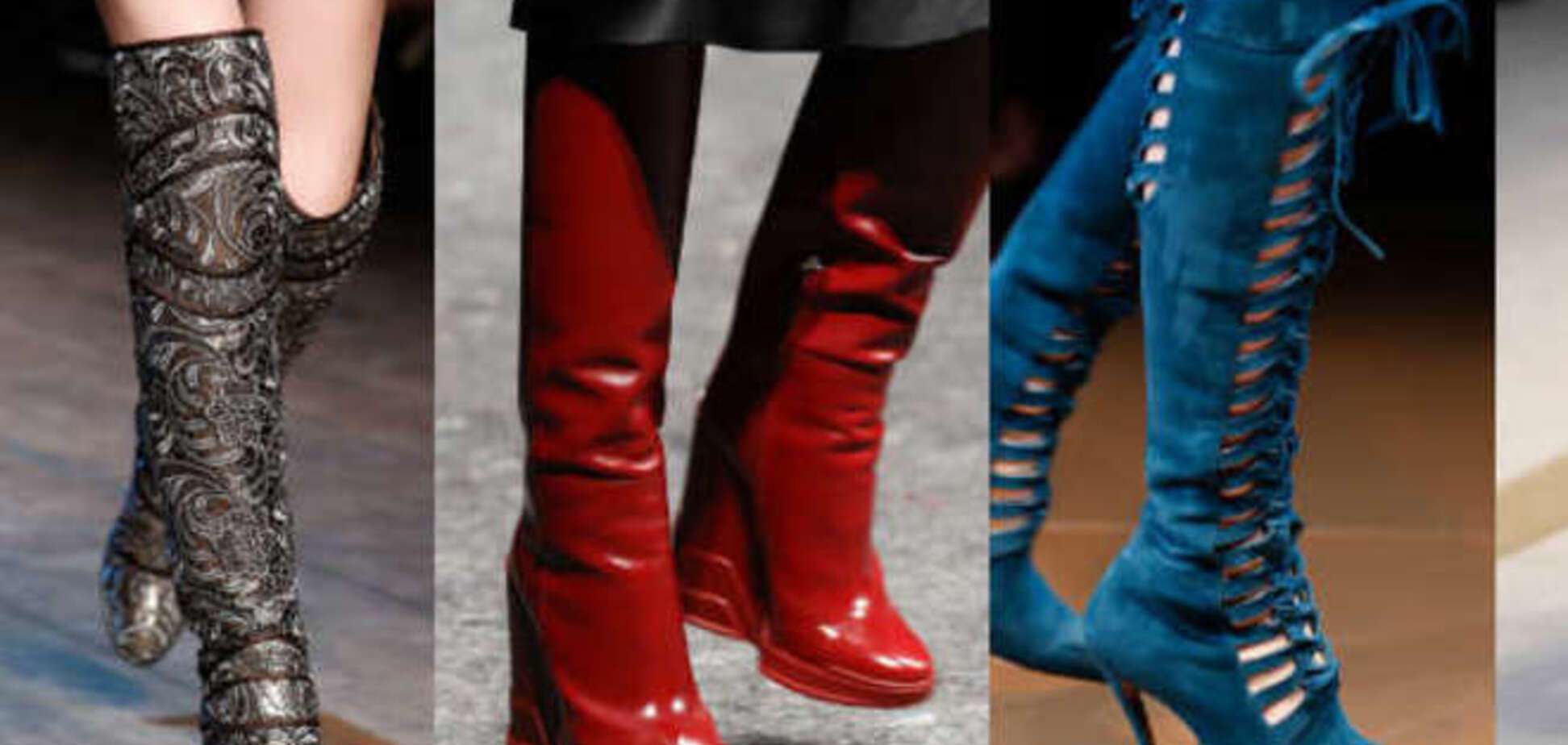 Самая стильная обувь осени-зимы 2014-2015: необычные каблуки и контрастные носки