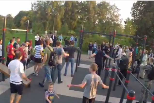 Растолстевший Губарев устроил тренировку молодчиков в Москве