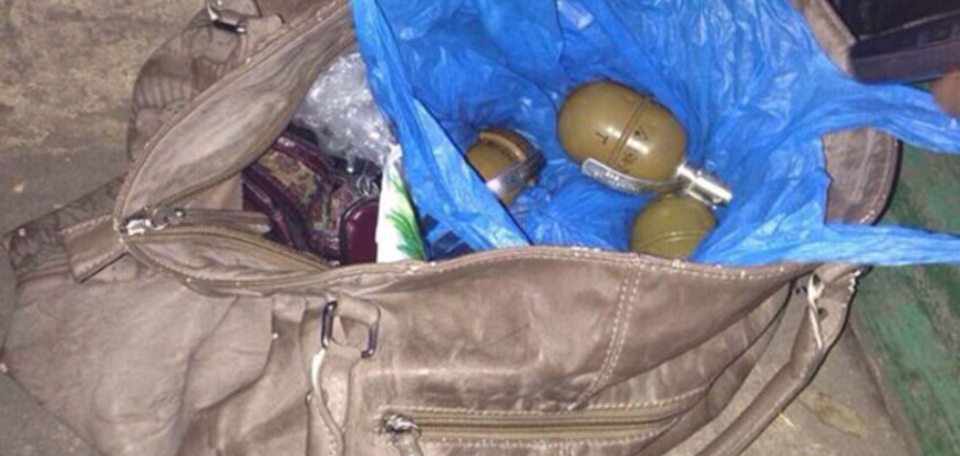 Мешканка Дніпропетровська несла в сумочці п'ять гранат з запалами