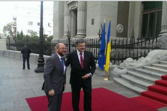 Порошенко встретился с президентом Европарламента в Киеве