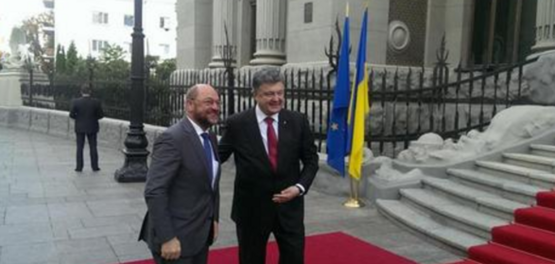 Порошенко встретился с президентом Европарламента в Киеве