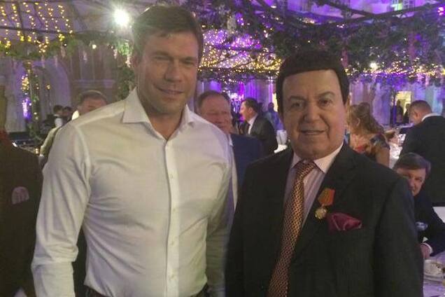 Царев с неизвестной блондинкой вчера тусил на дне рождении Кобзона