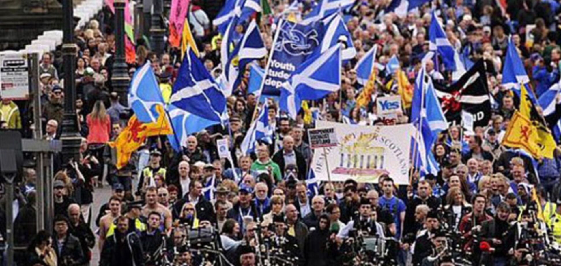 Более половины жителей Шотландии высказалось за независимость