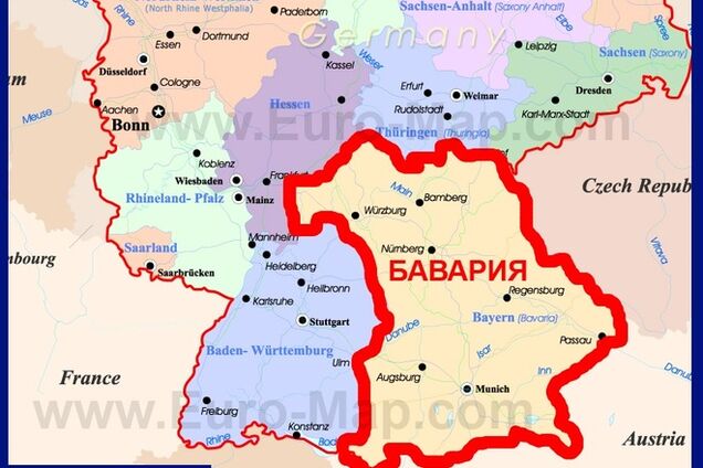 В Баварии не хотят 'кормить' север и восток Германии, задумав отделиться от ФРГ