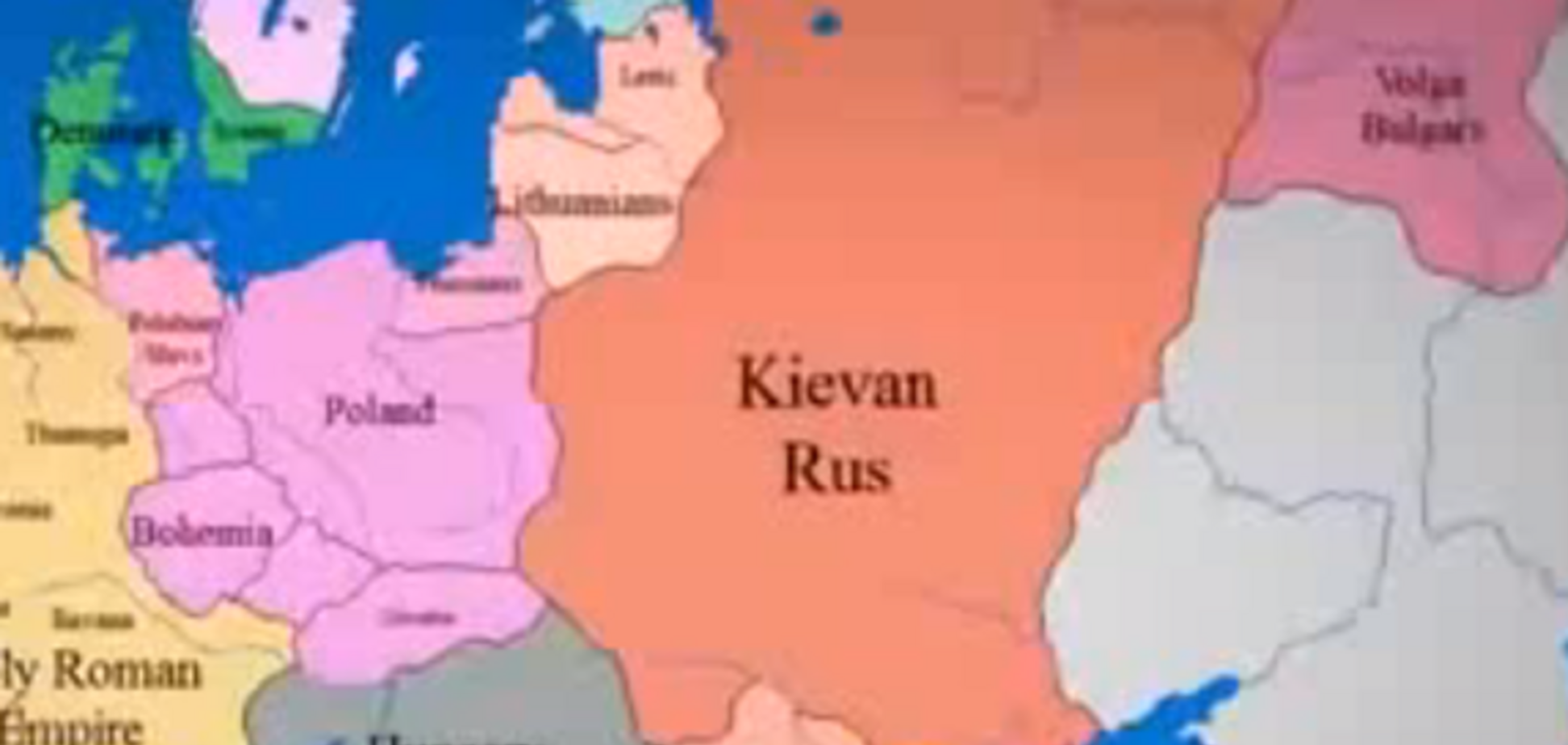 В сети появилось видео тысячелетних изменений карты Европы