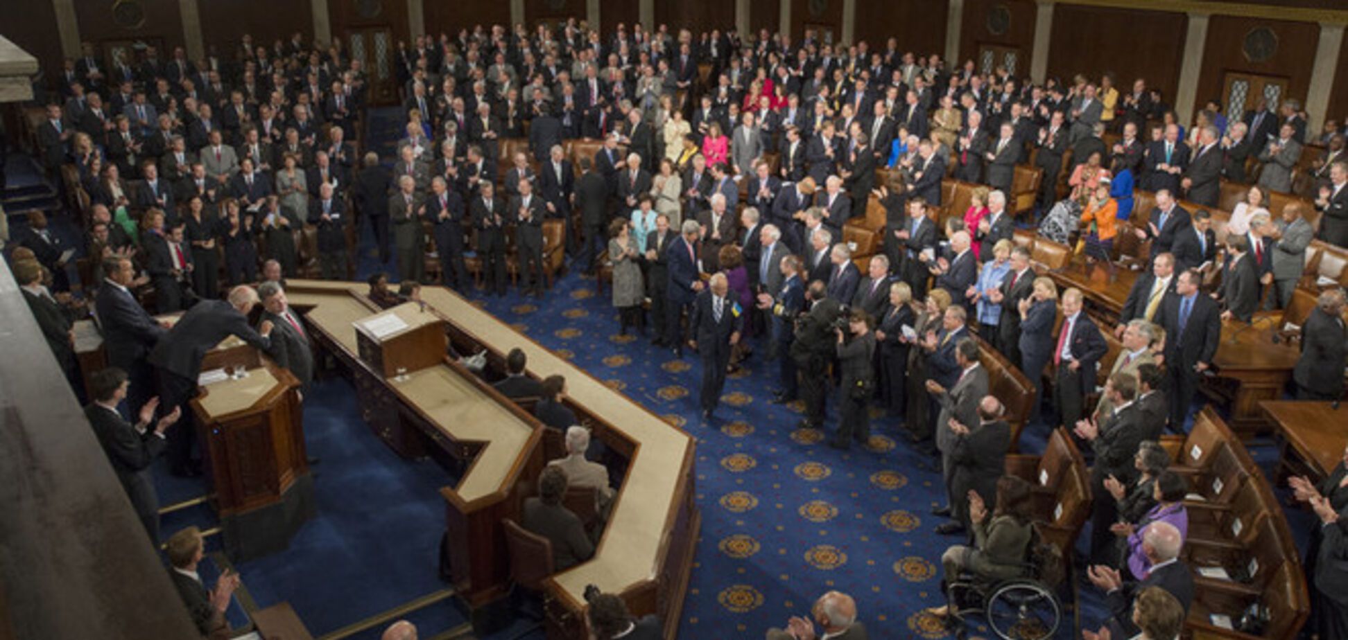 Выступление Порошенко в Конгрессе США