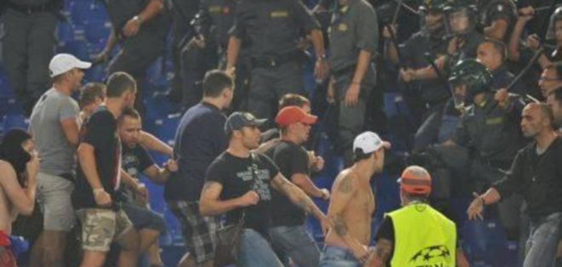 17 российских болельщиков арестовали в Риме за беспорядки