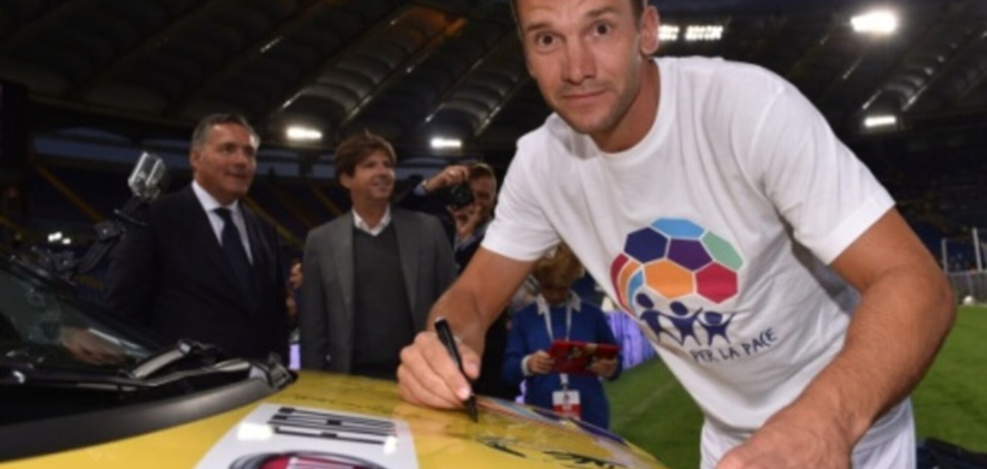 Шевченко отметился дублем в благотворительном матче