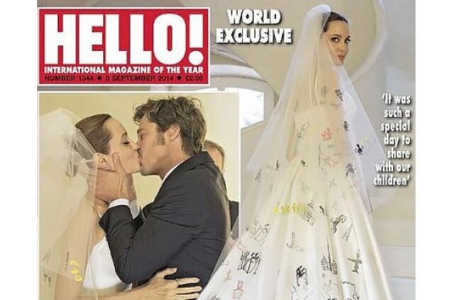 В сети появились фотографии свадебного платья Анджелины Джоли