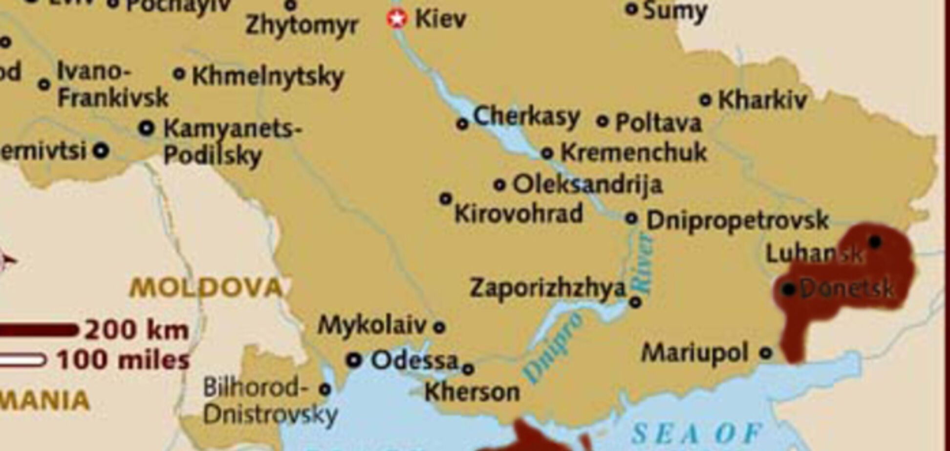 У Росії заявили про намір розділити окупований Донбас на п'ять секторів