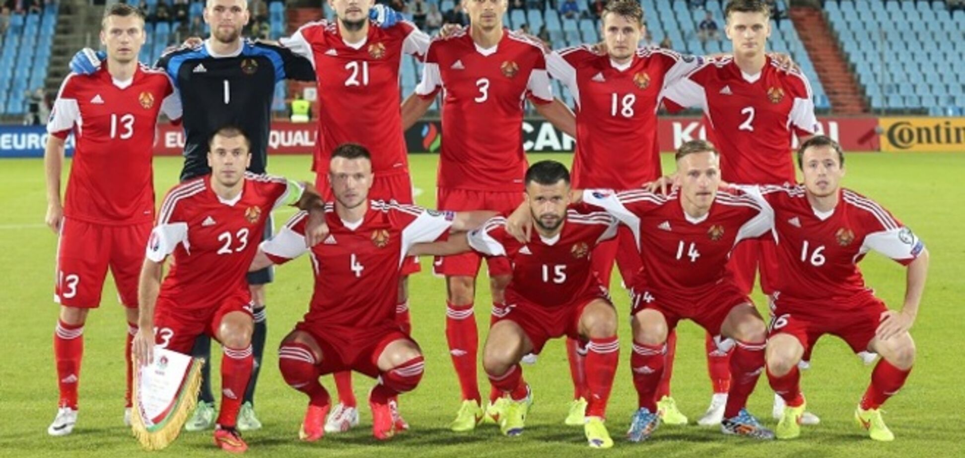 Беларусь назвала состав на матч Евро-2016 с Украиной