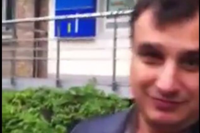 В центре Киева луганский сепаратист Клинчаев напал на журналистку. Видеофакт