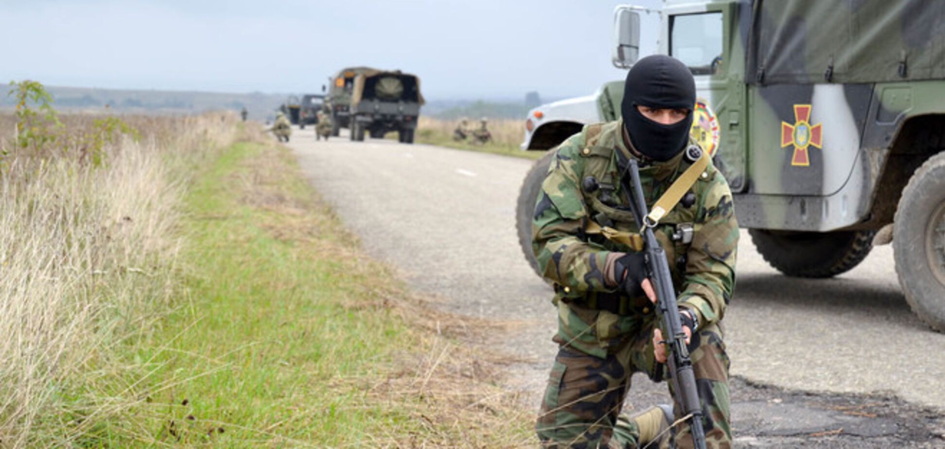 Войска НАТО во Львове поставили свои блокпосты