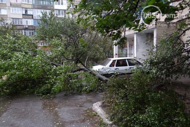 Опубликованы фото  и видео изувеченных после урагана Днепропетровска и Мариуполя