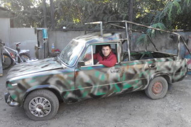 Народные умельцы соорудили авто-штурмовик для атаки на террористов