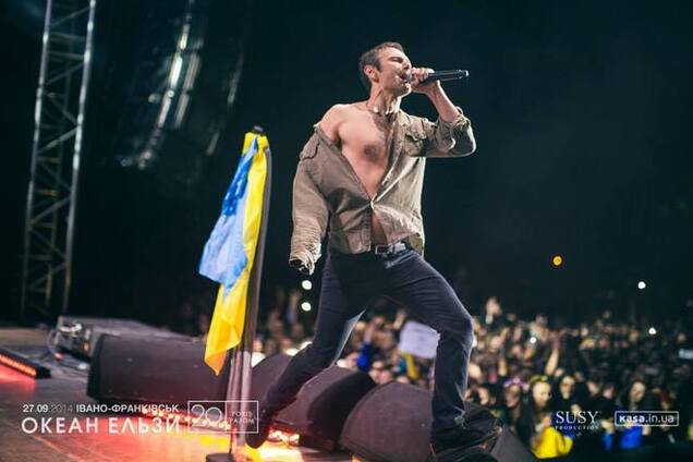 'Океан Эльзы' зажгли Ивано-Франковск