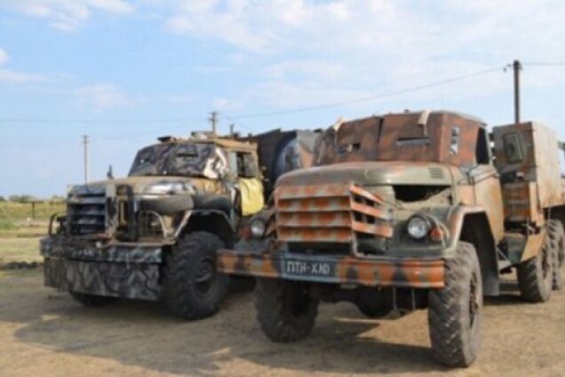 Самодельные бронеавто в зоне АТО