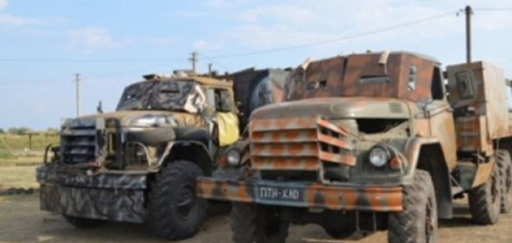 Самодельные бронеавто в зоне АТО