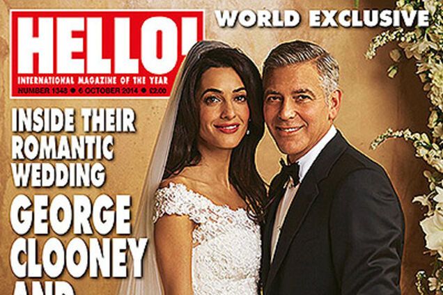 Опубликованы первые официальные свадебные фото Клуни и Аламуддин