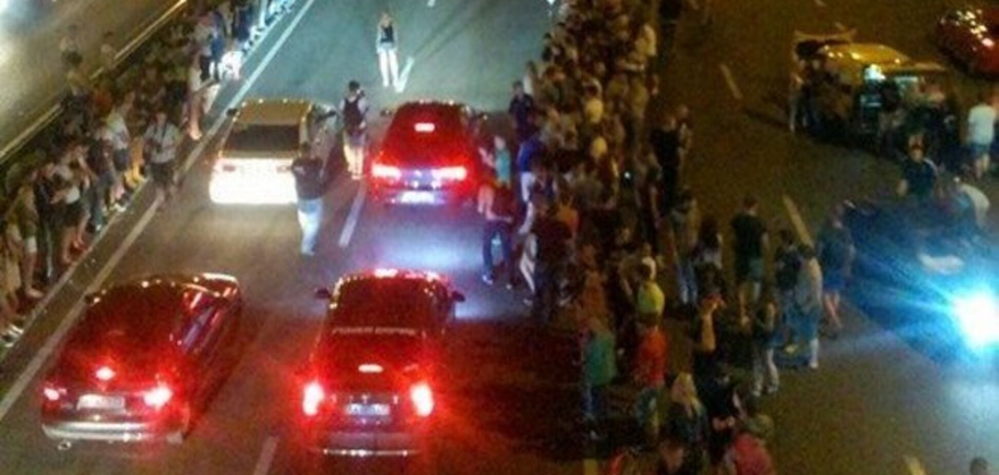 В Киеве милиция задержала 80 автогонщиков-нелегалов