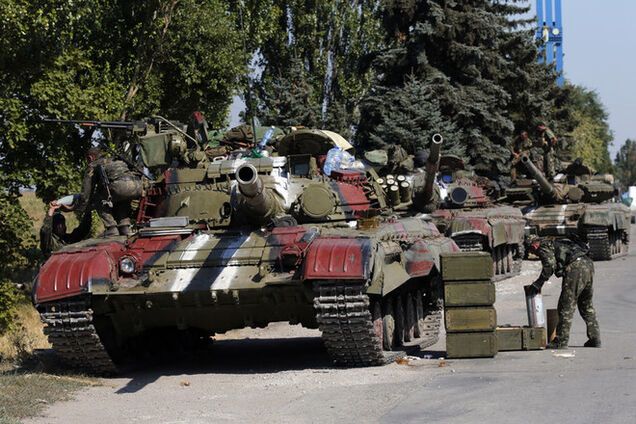 Ночью силы АТО отразили танковую атаку террористов