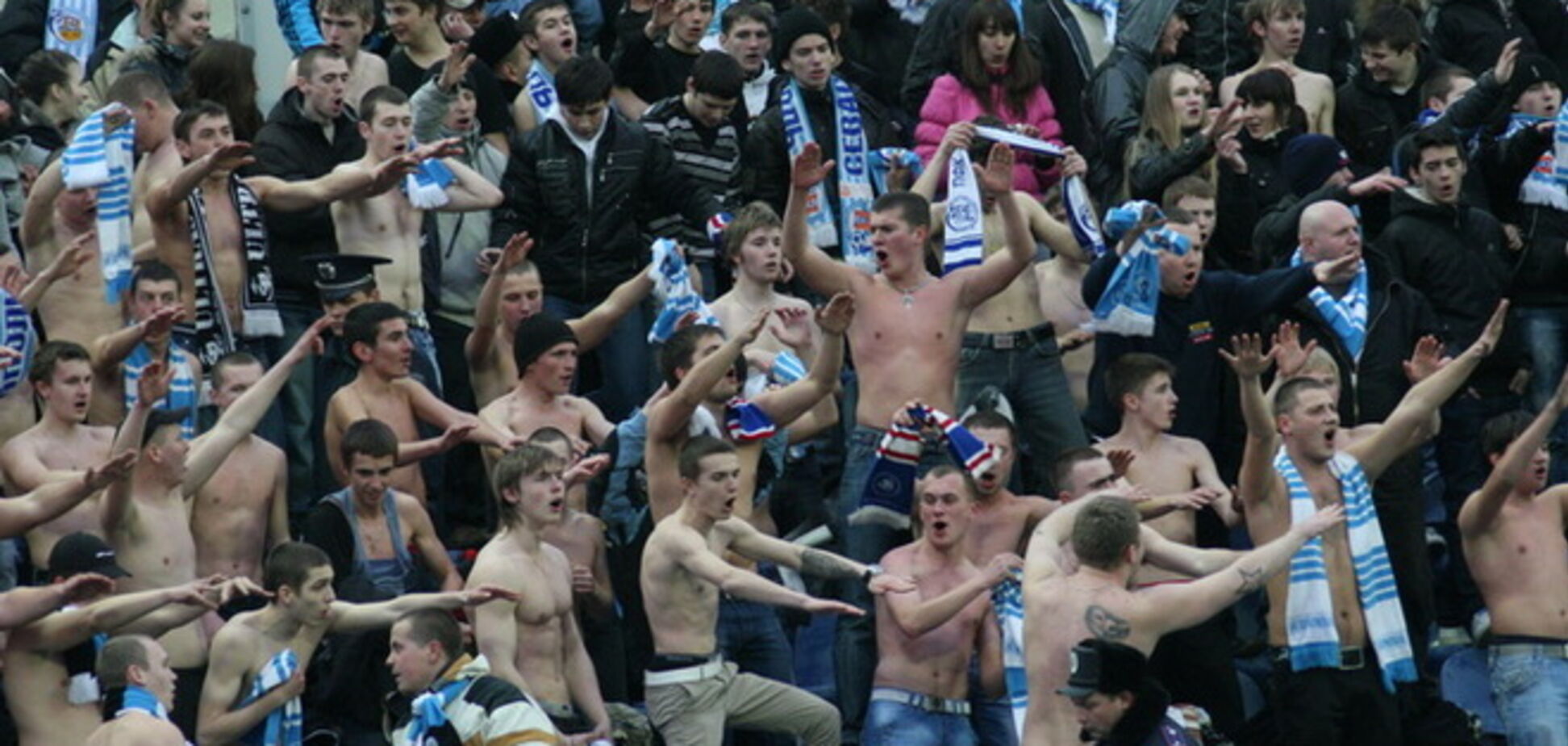 Фаны севастопольского клуба поблагодарили Путина за аннексию Крыма