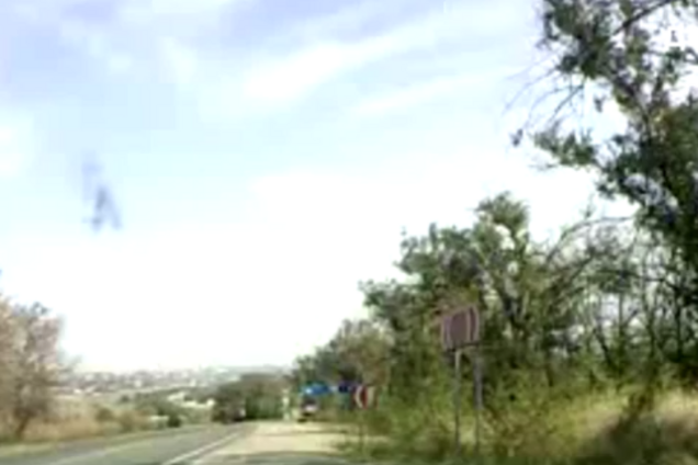 У мережі з'явилося відео обстрілу села Широкино близько Маріуполя