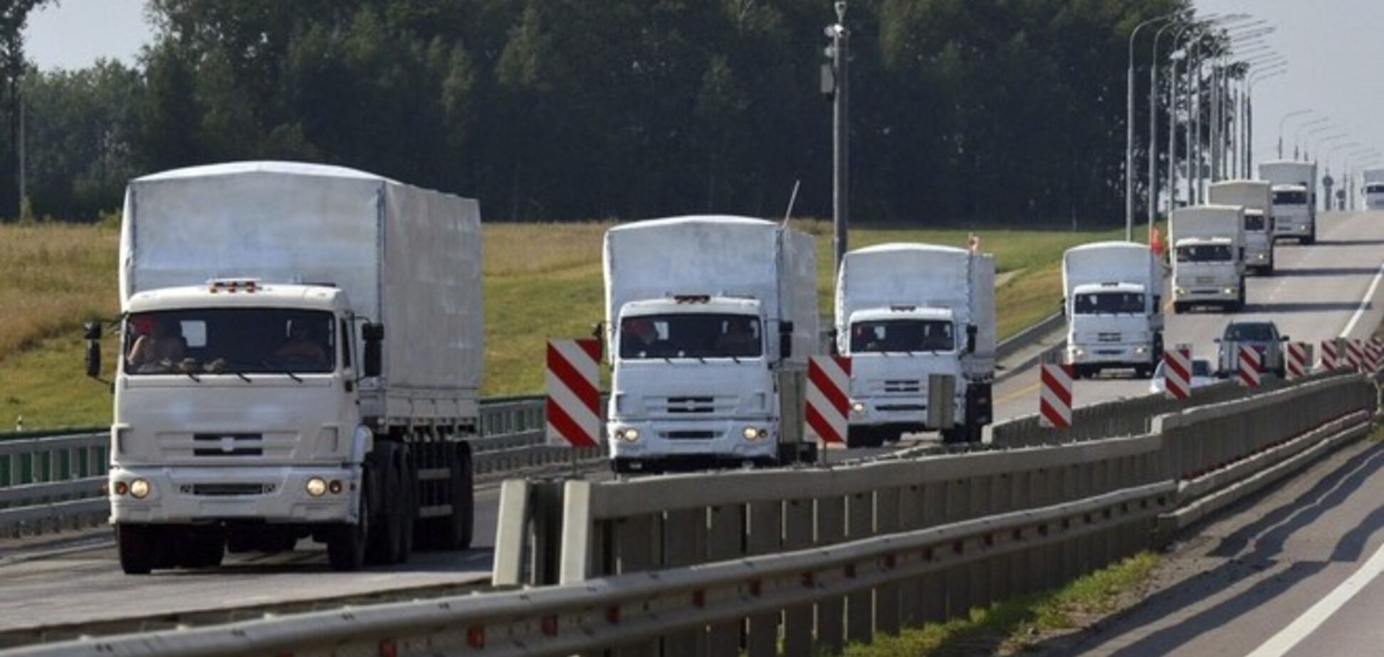 Очередной 'гумконвой' Россия отправит в ж/д вагонах