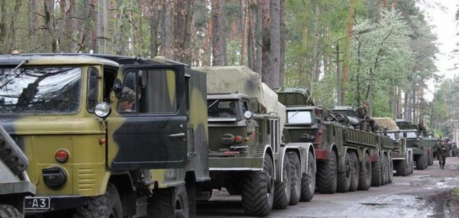 Колонна военной техники в Харькове напугала горожан