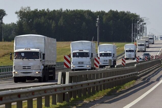 В России уже загрузили вторую партию гуманитарки для Донбасса