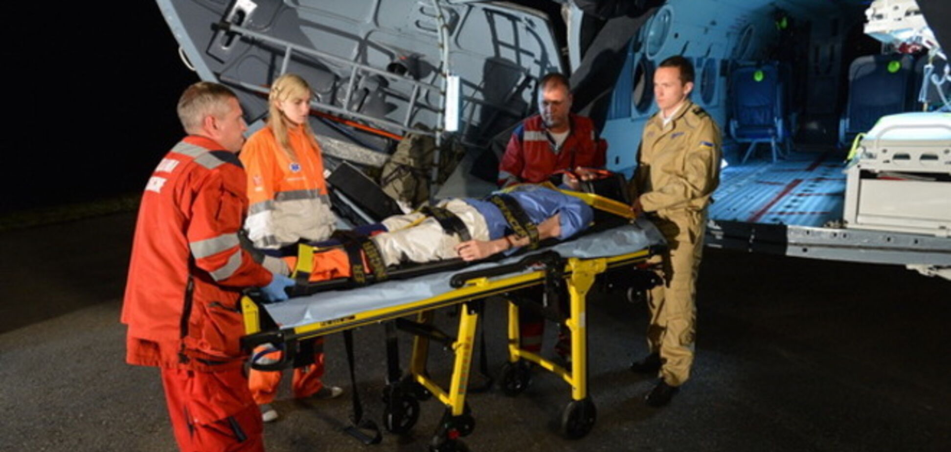 За семь дней работы медицинские вертолеты спасли 48 раненных