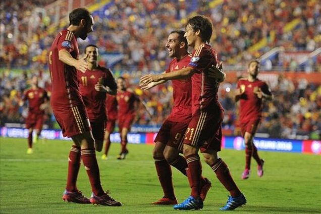 Отбор Евро-2016. Испания начала защиту титула с погрома Македонии