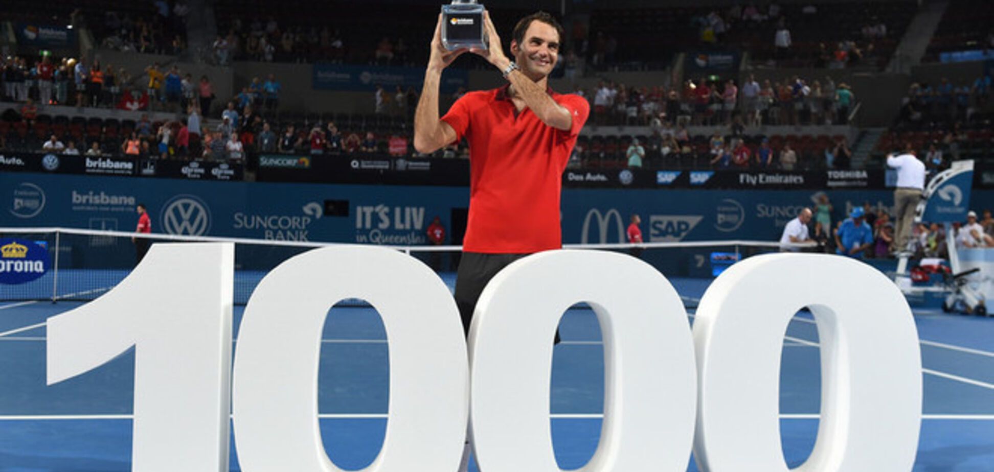 Легендарный Федерер выиграл 1000-й матч в карьере