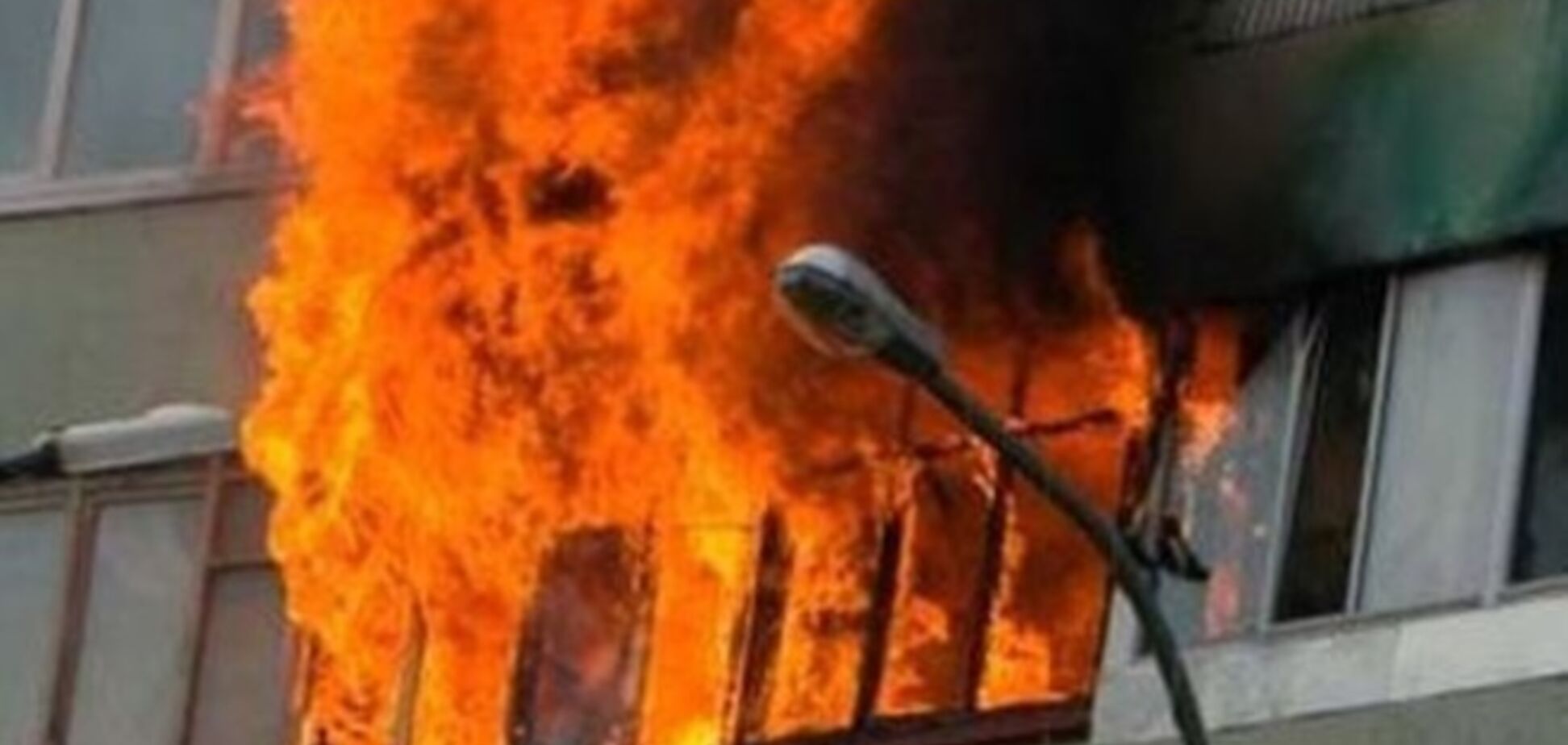 В Киеве горело общежитие МВД