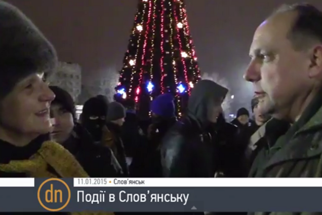 Украинские военные отказались помогать жителям Славянска валить памятник Ленину: видео дебатов