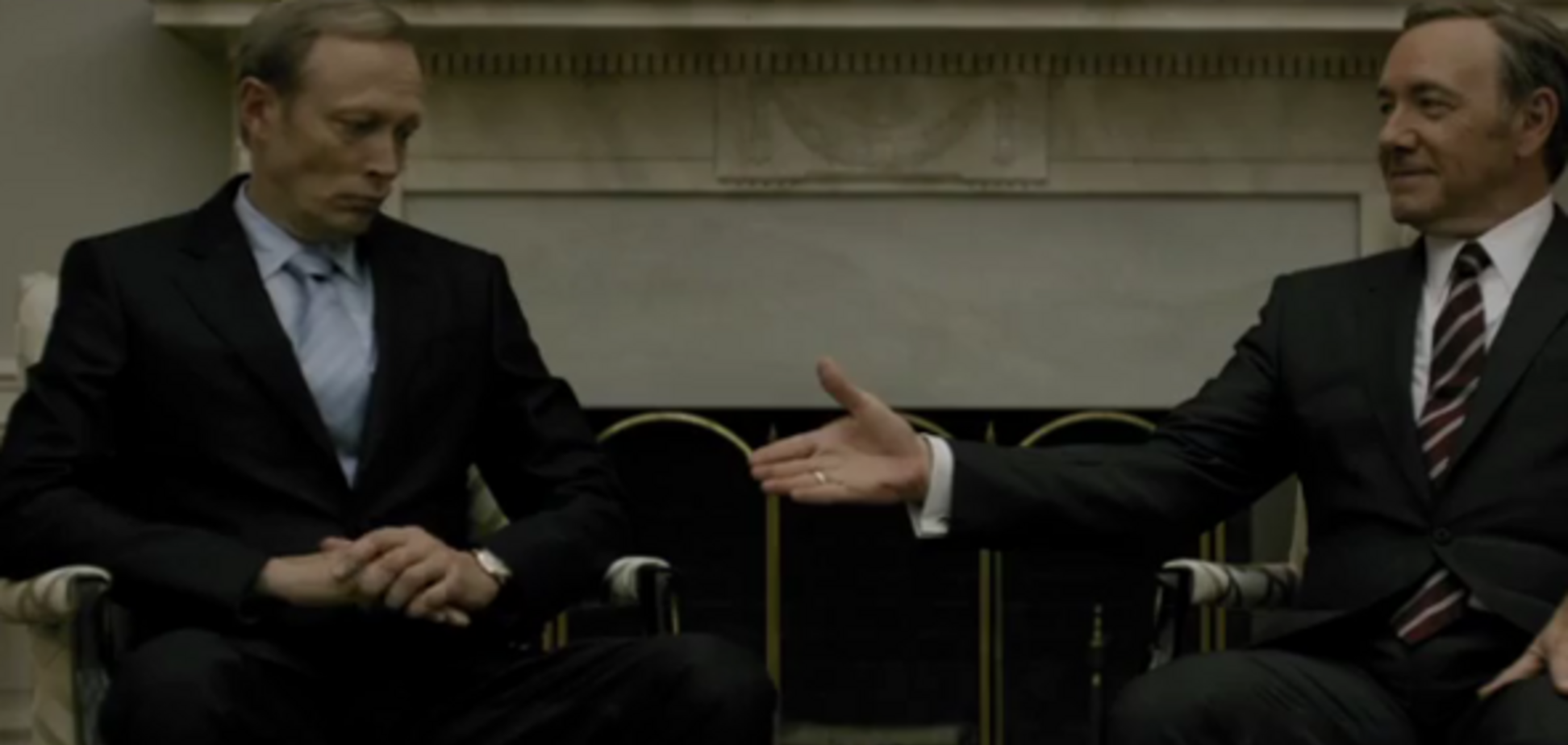 В новом сезоне сериала 'Карточный домик' 'Путин' поцелует первую леди США