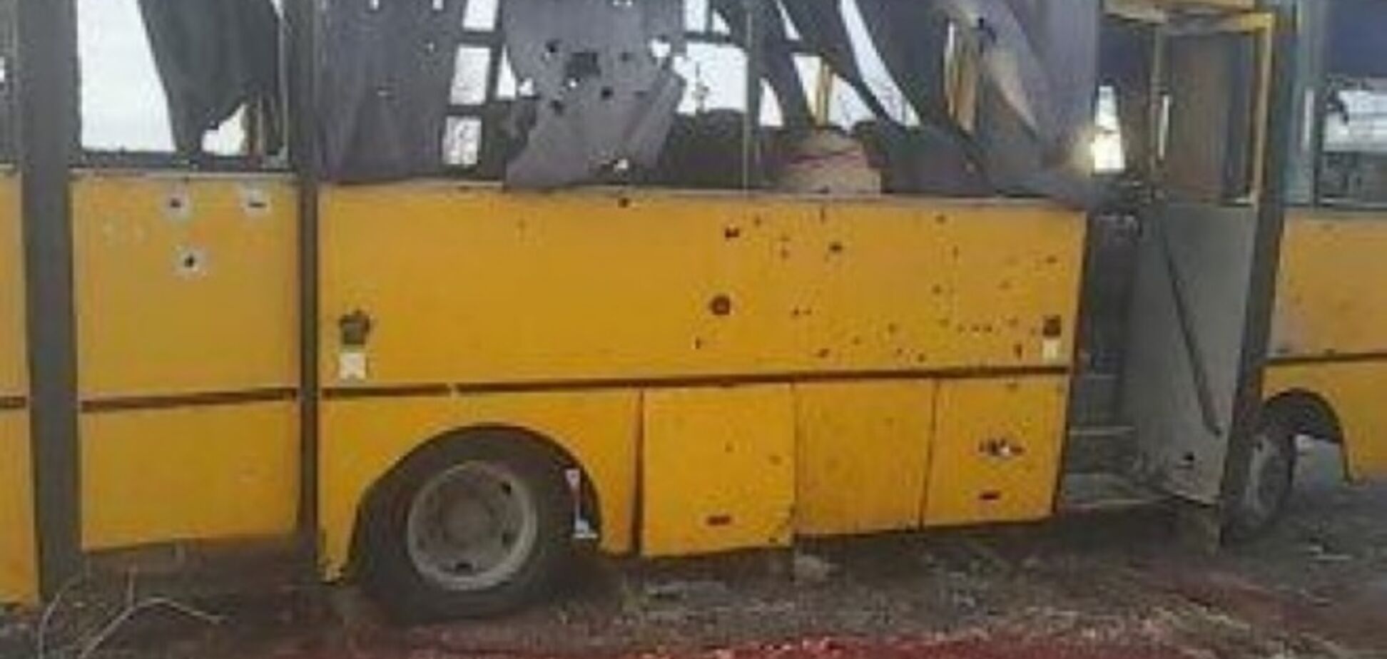 Российский МИД обвинил силы АТО в расстреле автобуса под Волновахой