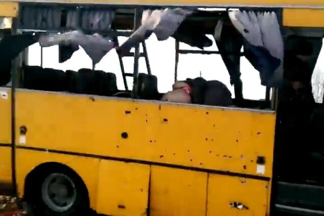 ОБСЕ: автобус под Волновахой обстреляли из 'Града', в расследовании примут участие террористы
