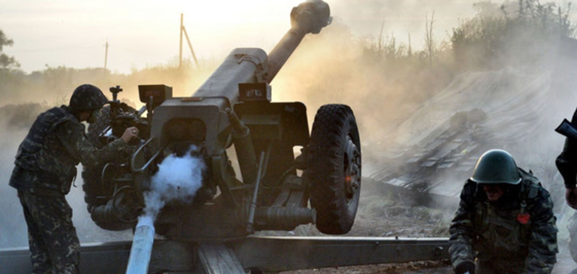 Артиллерия сил АТО разгромила артбатарею террористов: видео с передовой