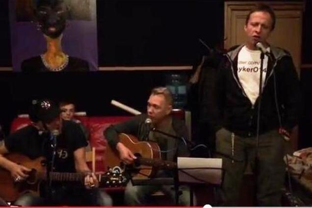 Охлобыстин и Сукачев посвятили песню жителям Донецка - жертвам 'киевских сатанистов'