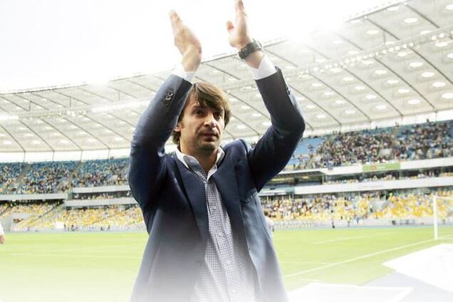 Легенда 'Динамо' Шовковский отмечает 40-летний юбилей