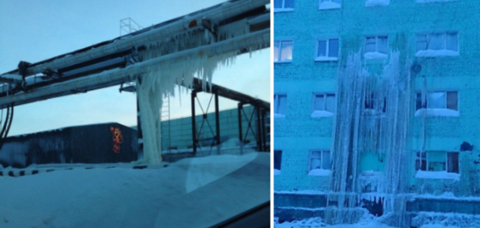 Жителям российской глубинки запретили писать в соцсетях об отсутствии отопления при -40: фото замерзшего города