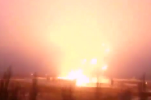 В Горловке террористы стреляли из 'Града' вблизи жилых домов: видеофакт