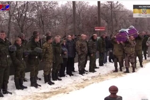 В Луганске хоронили убитого при атаке на 31 блокпост экс-хоккеиста и милиционера, воевавшего на стороне 'ЛНР'