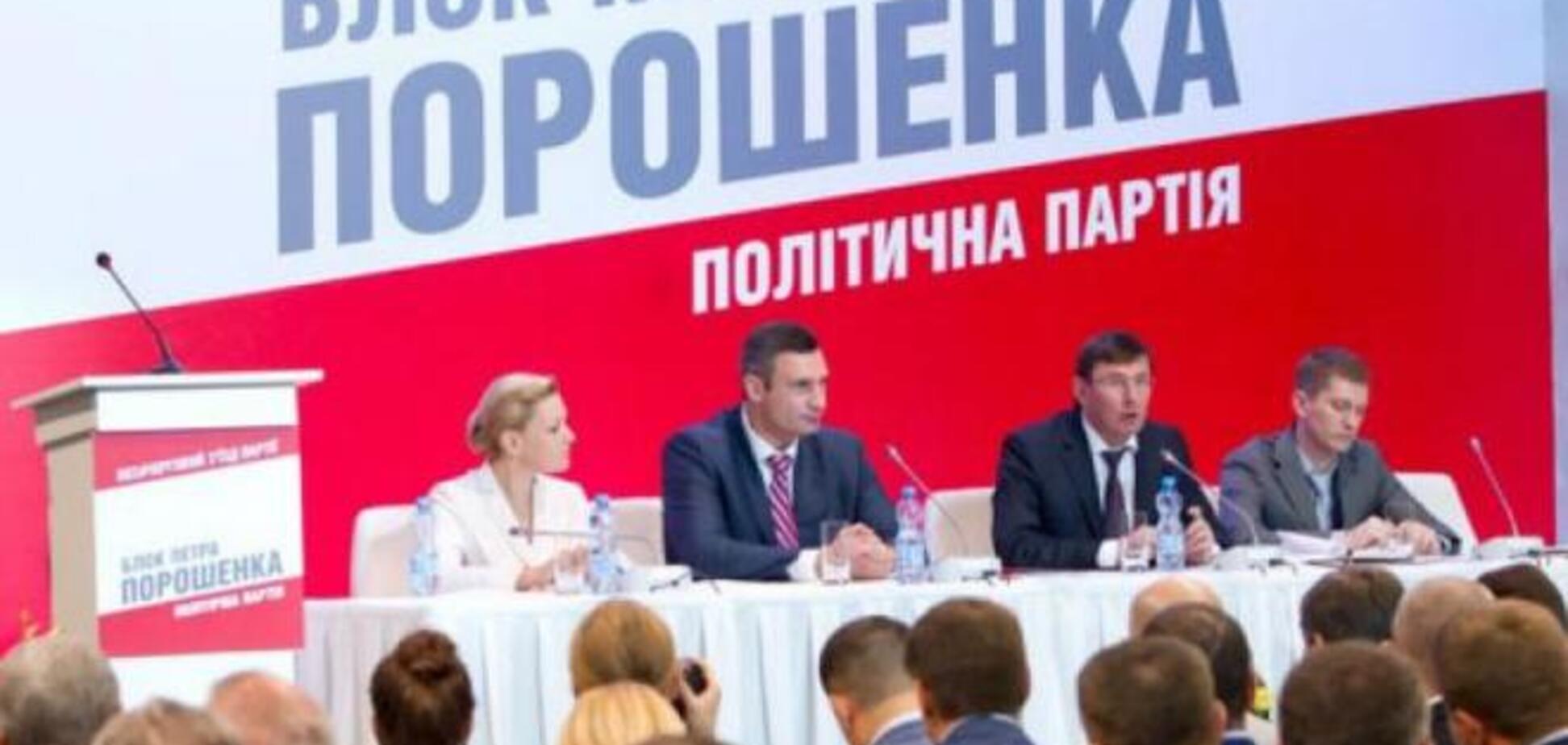 Партия 'Блок Петра Порошенко' изменит название