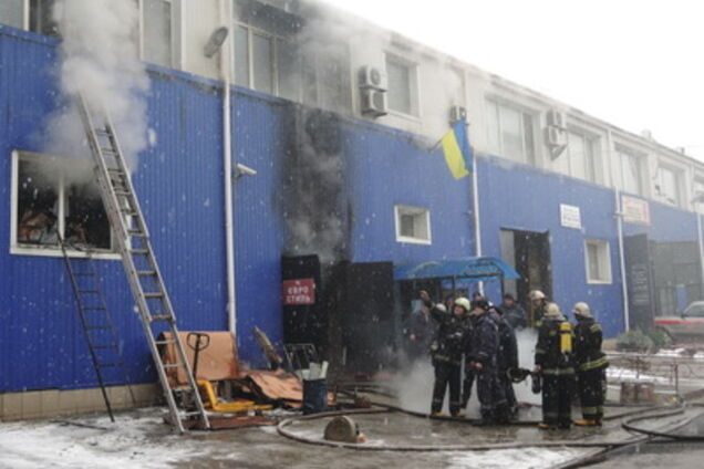 В Киеве снова пожар: опубликовано видео