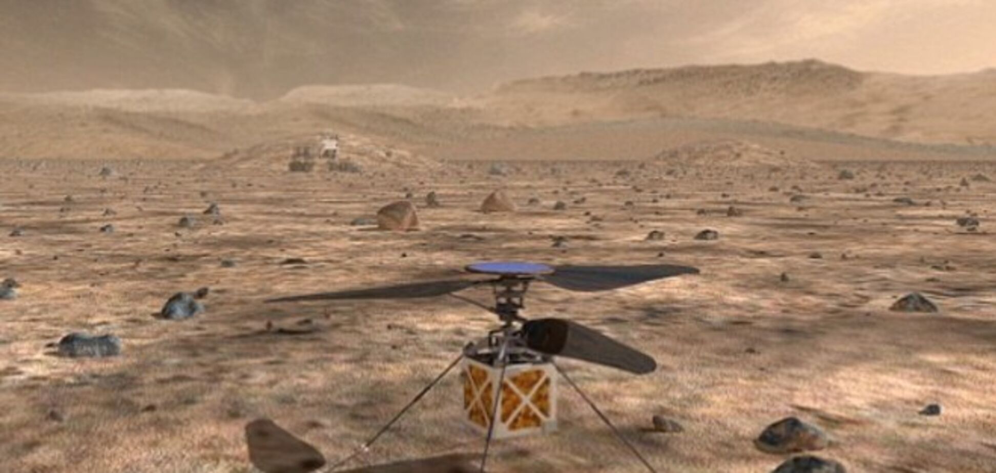 NASA вместо марсоходов будет использовать космические вертолеты
