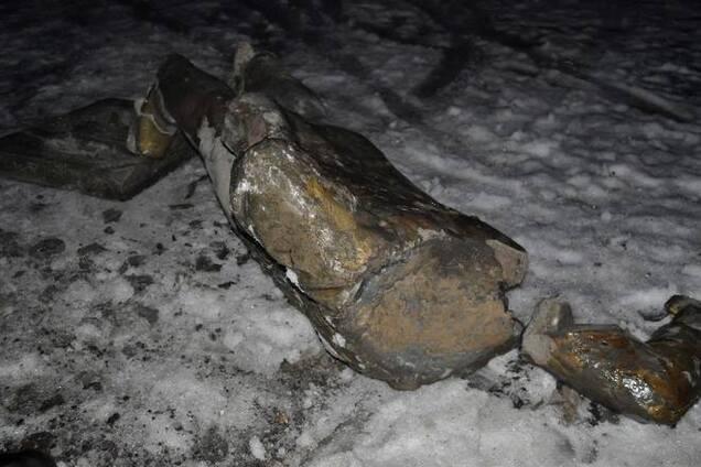 В Запорожье избавились еще от одного Ленина: опубликованы фото