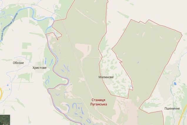 У Станицы Луганской боевики попали под шквальный огонь, пытаясь переправиться через реку