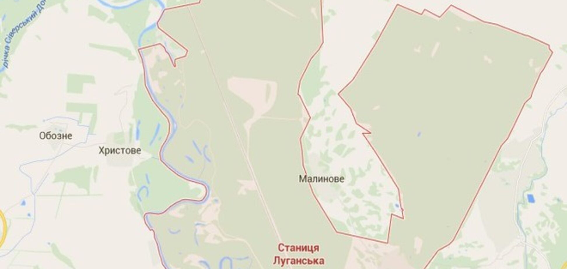 У Станицы Луганской боевики попали под шквальный огонь, пытаясь переправиться через реку
